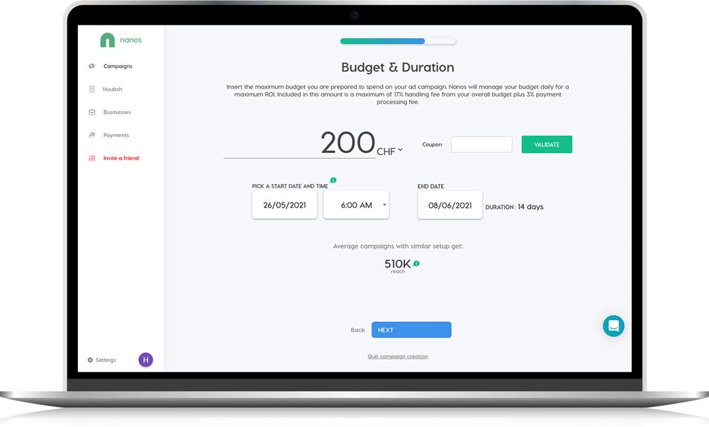 Nanos AI Budget Optimization